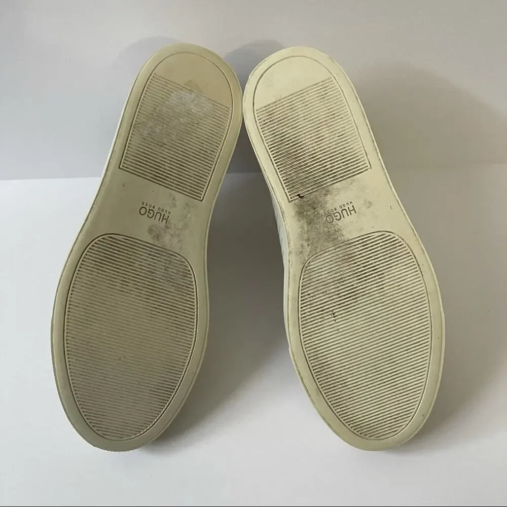 Hugo Boss White High Top Sneakers